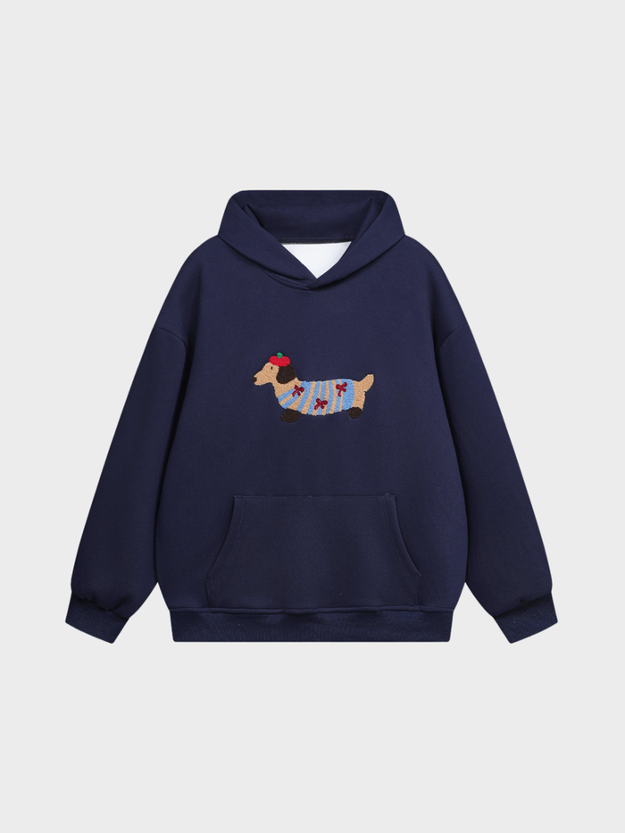 Doby Kapüşonlu Sweatshirt, lacivert, gerçek ürün fotoğrafı