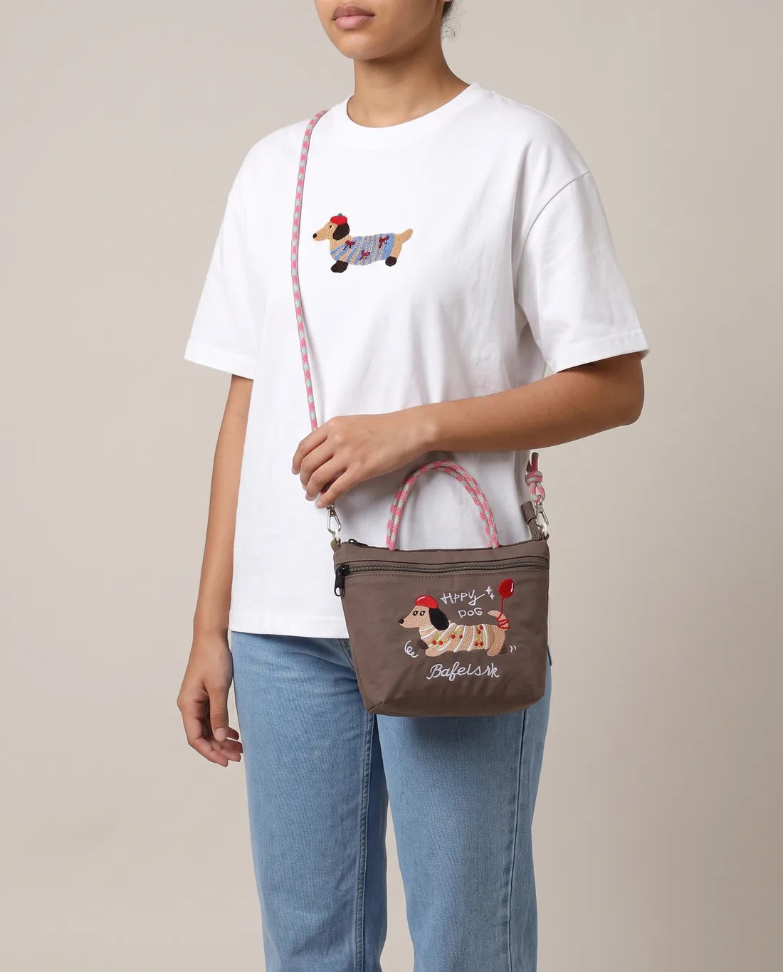 Doby Mini Çanta · Kahverengi · Model görseli · dijital